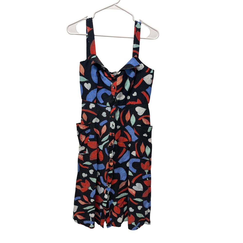Hunter Bell Anderson Dress Midi dress multicolor black size 0
